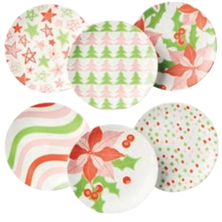 Scarlet Ribbon Canape Plate