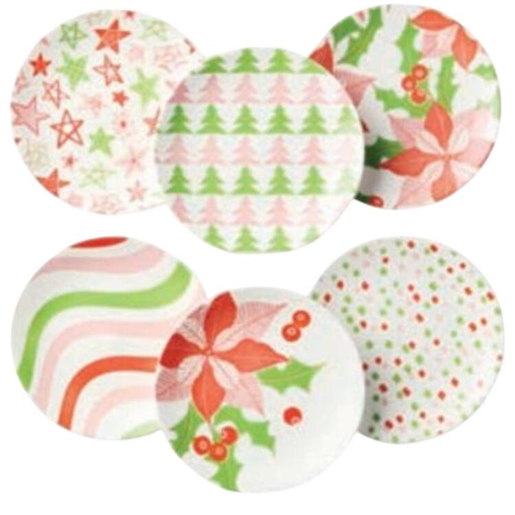 Scarlet Ribbon Canape Plate