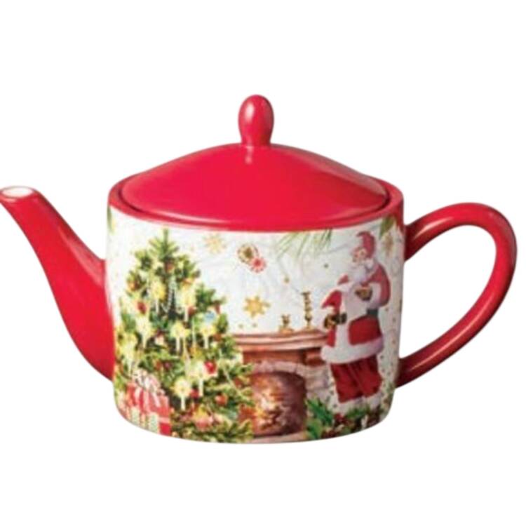 Santa's Delivery Teapot & Lid