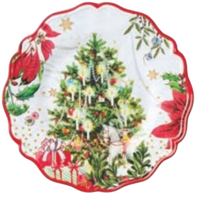 Santa's Delivery Salad Plate