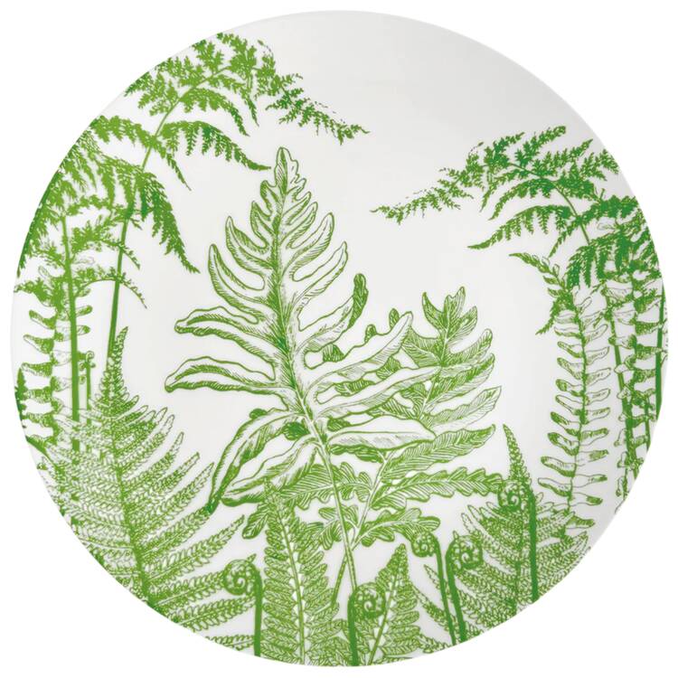 Spring Verde (Green) 12" Chop Plate (Round Platter)