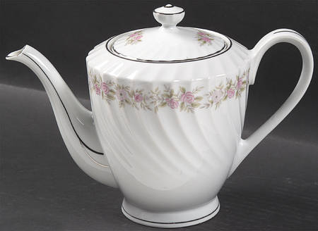 Teahouse Rose Teapot & Lid