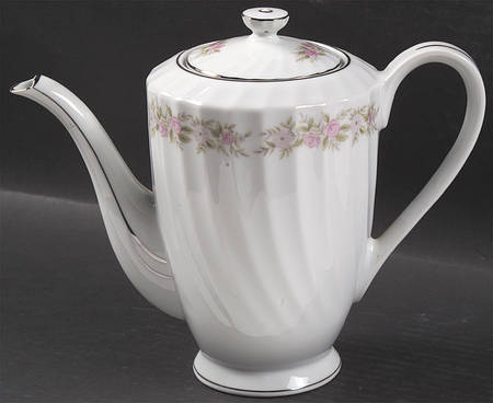 Teahouse Rose Coffee Pot & Lid
