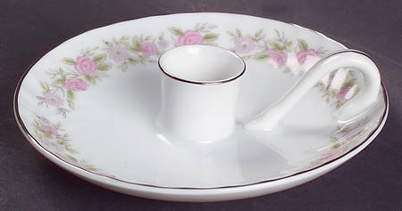 Teahouse Rose 1" Small Candlestick