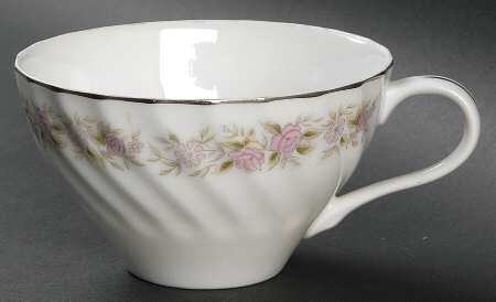 Teahouse Rose Flat Cup