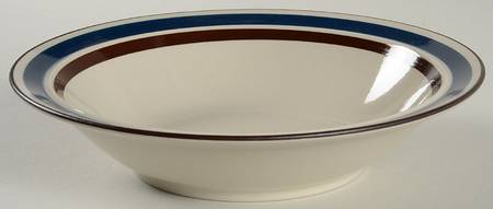 Akey Blue 9" Round Vegetable Bowl
