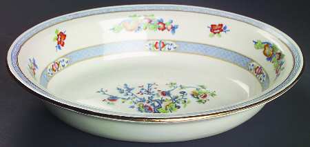 Indian Tree 10" Oval Vegetable Bowl