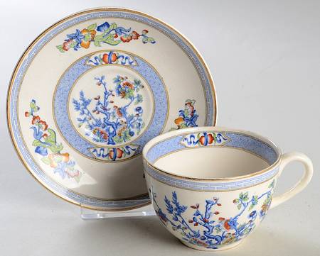 Indian Tree Flat Cup & Saucer Set