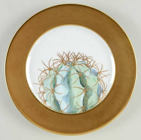 Cactus Salad Plate by Daum