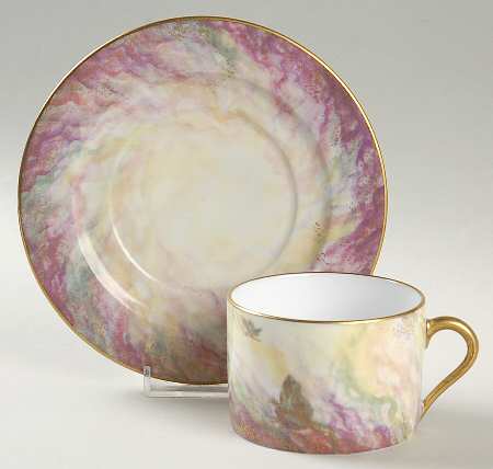 Nature Flat Cup & Saucer Set