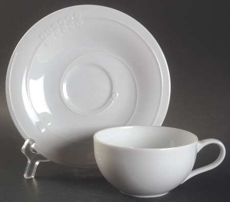 Acacia Flat Cup & Saucer Set