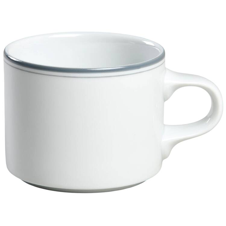 Allegro Grey Flat Cup