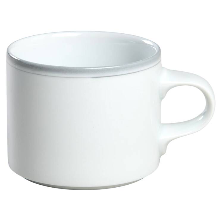 Allegro Grey Flat Cup