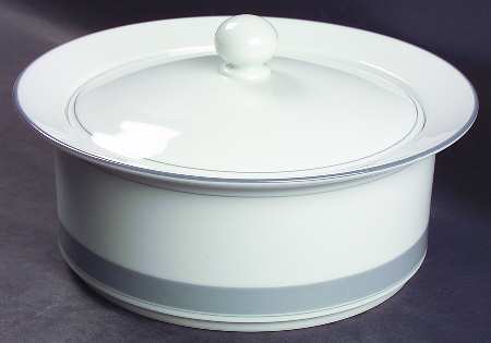 Allegro Grey 2 Qt Round Covered Casserole