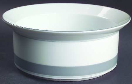 Allegro Grey 8" Round Vegetable Bowl