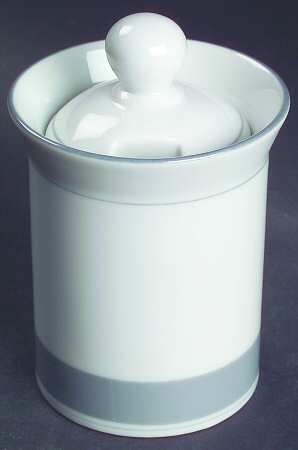 Allegro Grey Sugar Bowl & Lid