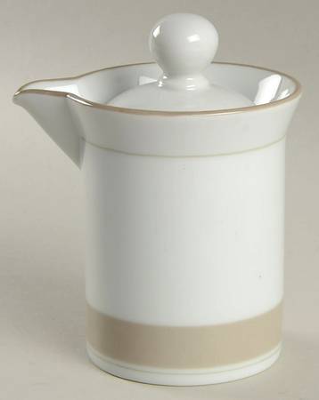 Allegro Taupe Creamer & Lid