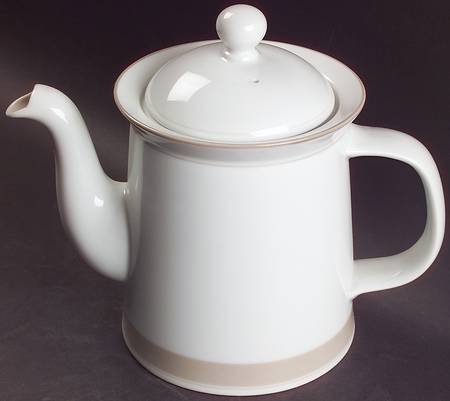Allegro Taupe Coffee Pot & Lid