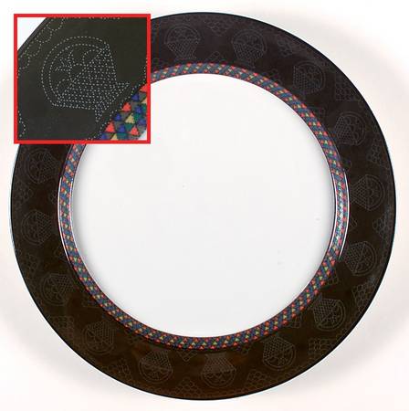 Amish Shadow 13" Chop Plate (Round Platter)