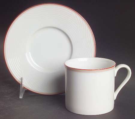 Bamboo Flat Cup & Saucer Set