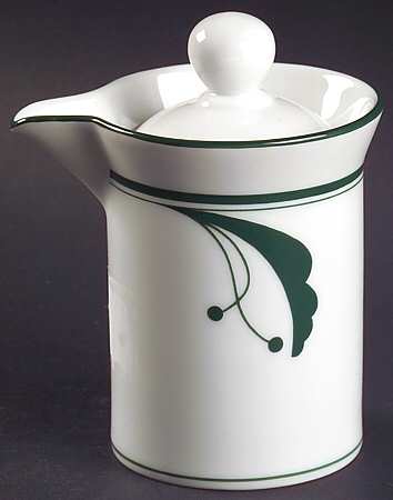 Bayberry Green Creamer & Lid