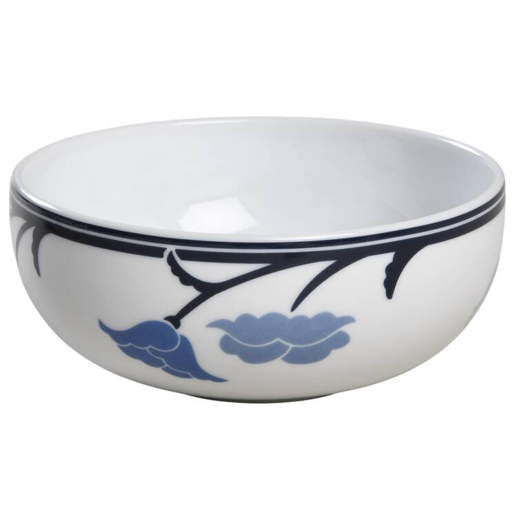 Belles Fleurs Blue Fruit/Cereal Bowl