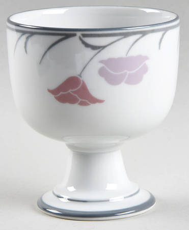 Belles Fleurs Gray China Goblet