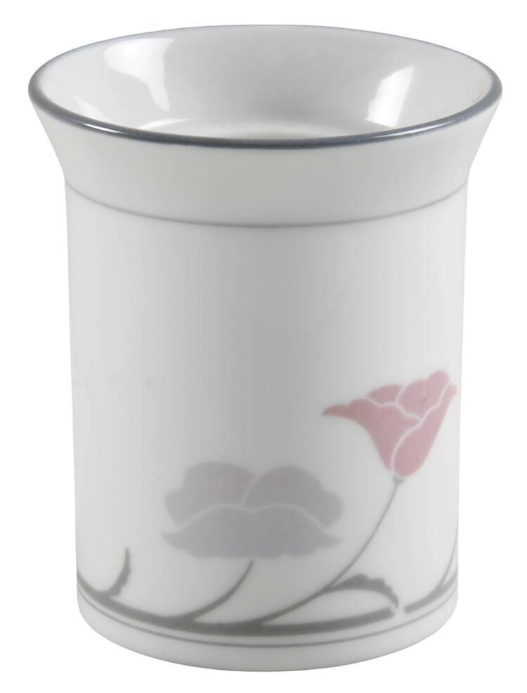 Belles Fleurs Gray Sugar Bowl No Lid