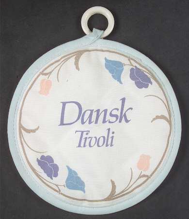 Belles Fleurs Taupe Cloth Potholder