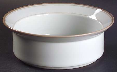 Belles Fleurs Taupe Rim Cereal Bowl