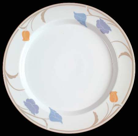 Belles Fleurs Taupe 13" Chop Plate (Round Platter)