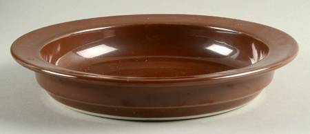 Bisserup Brown Rim Soup Bowl