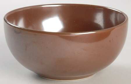 Bisserup Brown Coupe Fruit Cereal Bowl