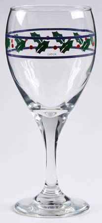 Bistro Holly Glassware Wine
