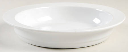 Bisserup White Rim Soup Bowl