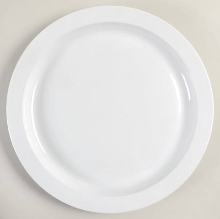 Bisserup White Dinner Plate