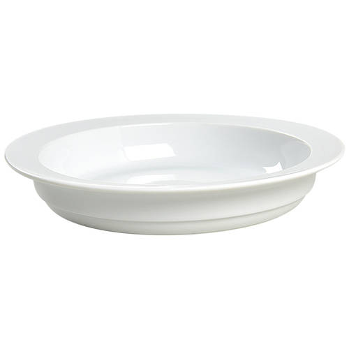 Bisserup White Rim Soup Bowl