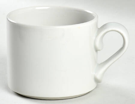 Bisserup White Flat Cup