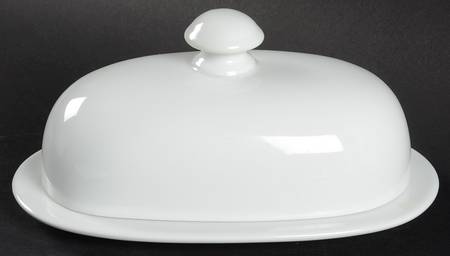 Bisserup White 1/4 Lb Covered Butter