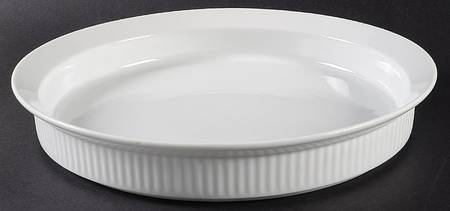 Bisserup White 12" Quiche