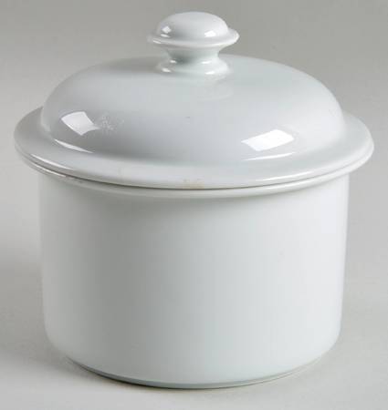Bisserup White Individual Casserole & Lid