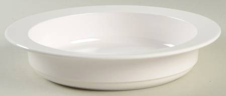Bisserup White Melamine Soup Bowl