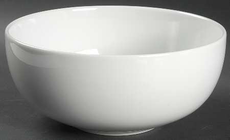 Bisserup White 8" Salad Serving Bowl