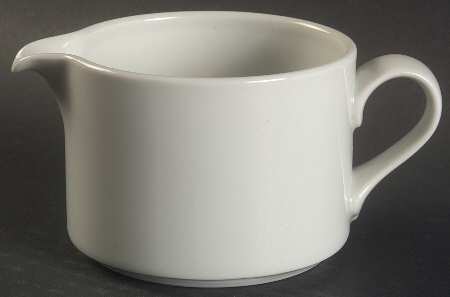 Bisserup White Creamer No Lid