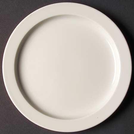 Bisserup White Bread & Butter Plate
