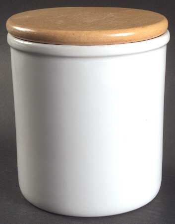 Bisserup White Medium Canister & Lid
