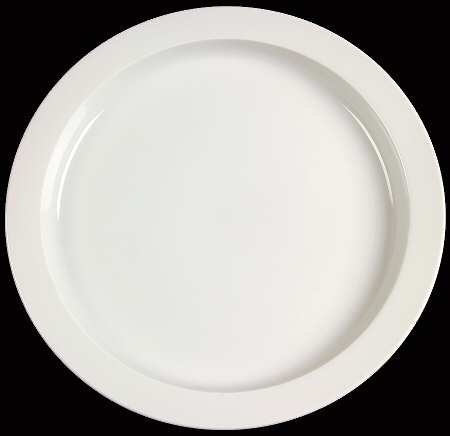 Bisserup White 13" Chop Plate (Round Platter)