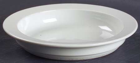 Bisserup White Rim Soup Bowl