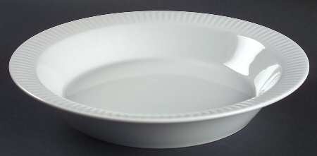 Bisserup White 10" Pie Baking Plate