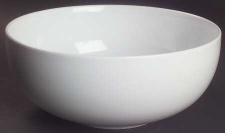 Bisserup White 8" Salad Serving Bowl
